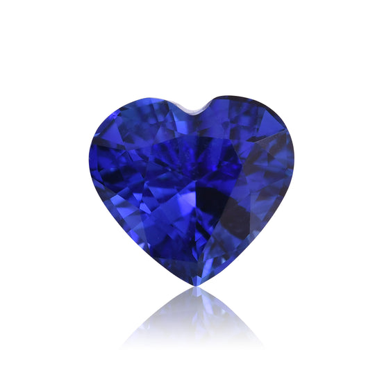 3.19 Carat Blue SRI LANKAN Heart Sapphire CD