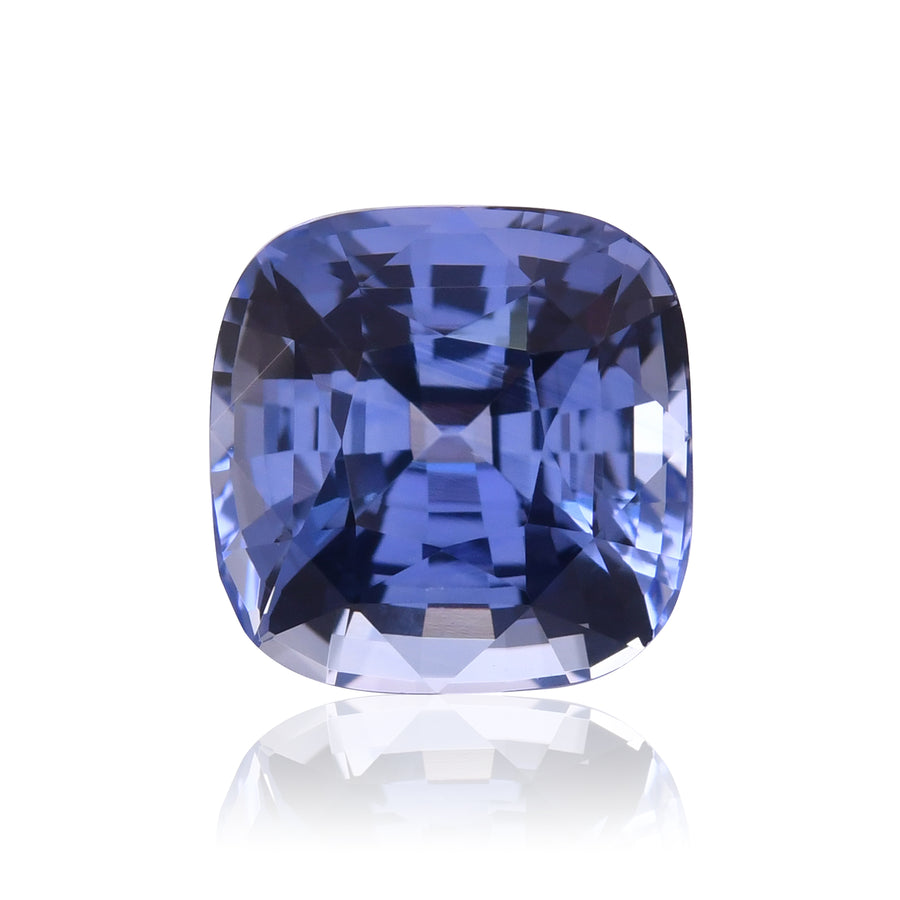 4.09 Carat Blue SRI LANKAN Cushion Sapphire CD