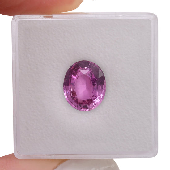 3.06 Carat Pink MADAGASCAR Oval Sapphire CD
