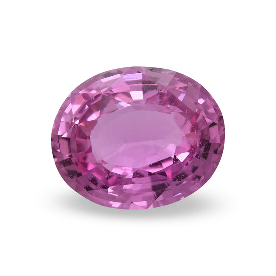 3.06 Carat Pink MADAGASCAR Oval Sapphire CD