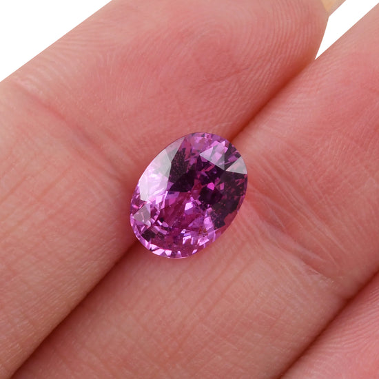 3.07 Carat Pink MADAGASCAR Oval Sapphire CD
