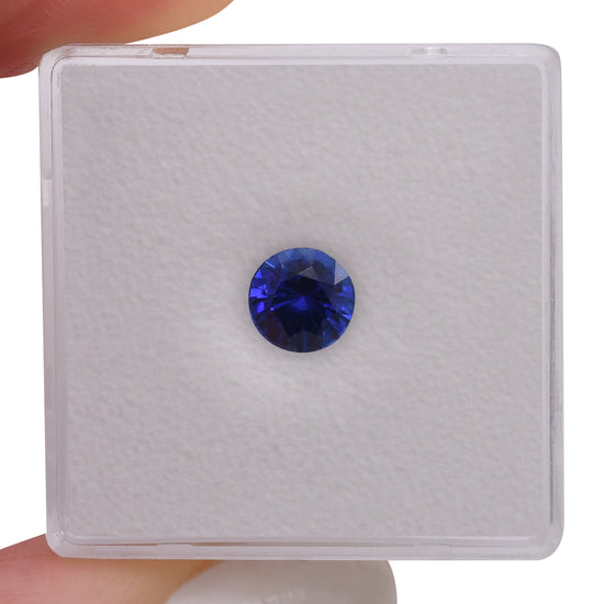 1.00 Carat Blue SRI LANKAN Round Sapphire
