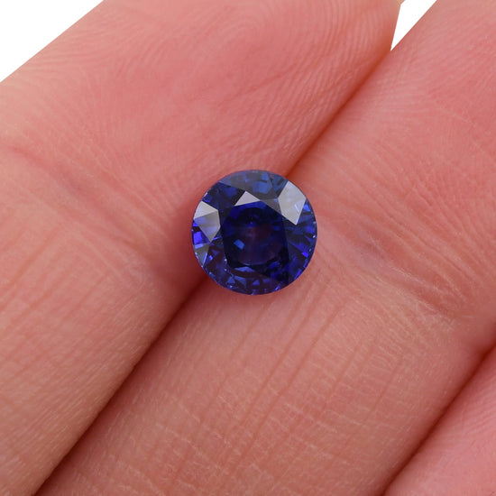 1.59 Carat Blue SRI LANKAN Round Sapphire