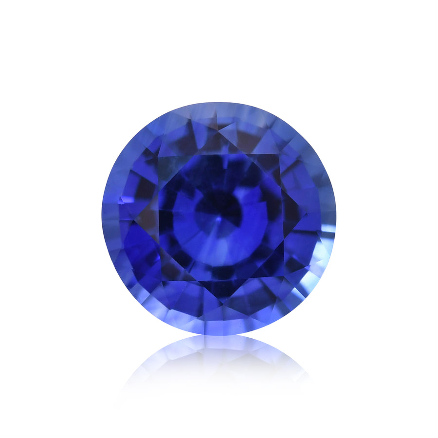 1,34 carati Zaffiro blu di SRI LANKA taglio rotondo