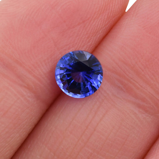 1.34 Carat Blue SRI LANKAN Round Sapphire