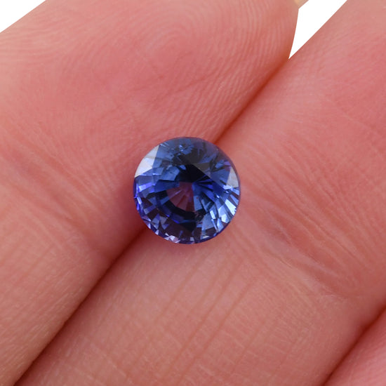 1.67 Carat Blue SRI LANKAN Round Sapphire