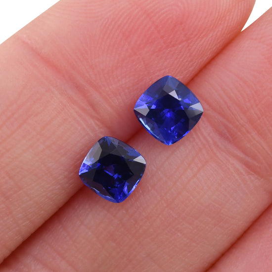 2.72 Carat Blue SRI LANKAN Cushion Sapphire