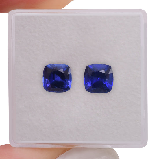 2.72 Carat Blue SRI LANKAN Cushion Sapphire