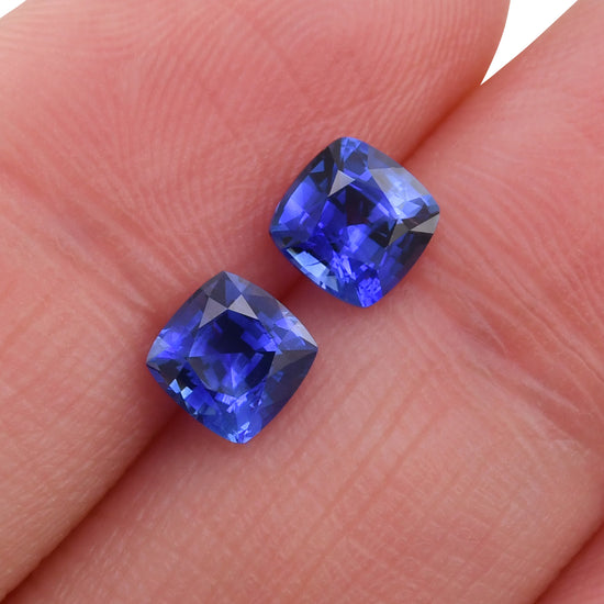 Zaffiro Blu di Ceylon Taglio Cuscino da 1,90 carati