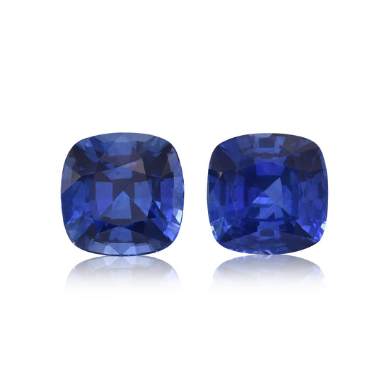 4.47 Karat Blauer SRI LANKAN Kissensaphir