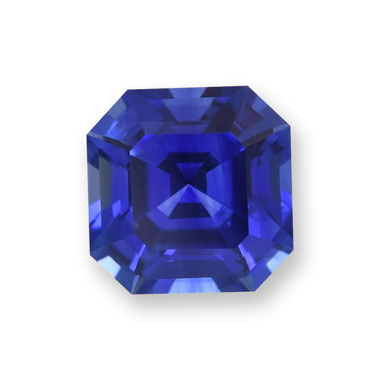 1.33 Carat Blue SRI LANKAN Sq. Emerald Sapphire