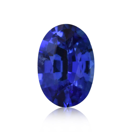Zaffiro ovale BLU DELLO SRI LANKA da 0,61 carati