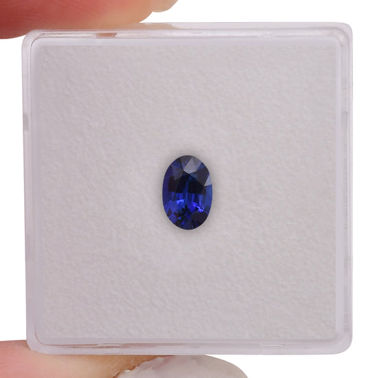 0.67 Carat Blue SRI LANKAN Oval Sapphire