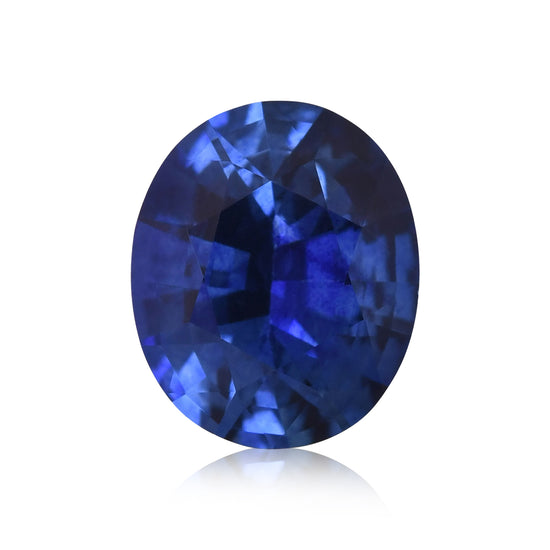 Zaffiro Ovale Blu di 1.12 Carati Proveniente dallo SRI LANKA
