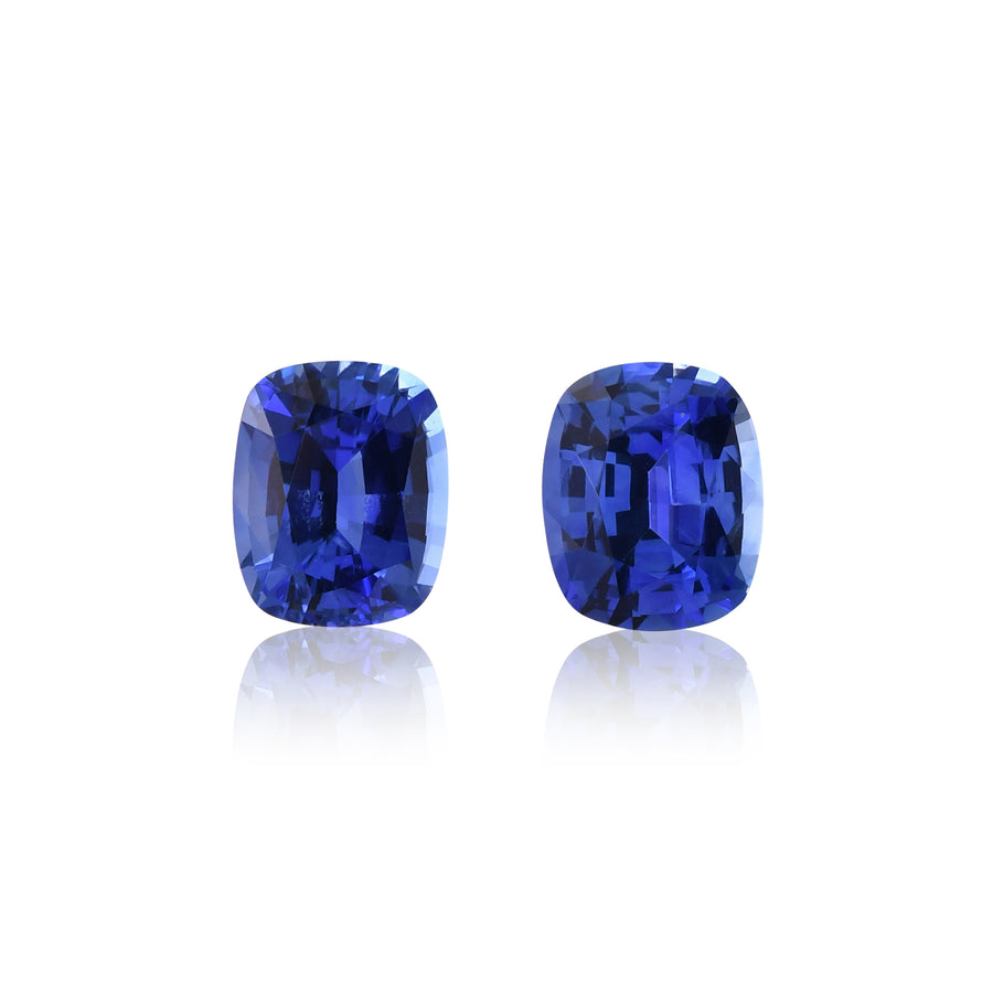 1,71 Karat Blauer SRI LANKA-Kissen-Saphir