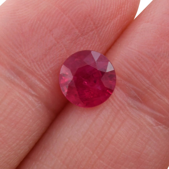 1.81 Carat Red MOZAMBIQUE Round Ruby