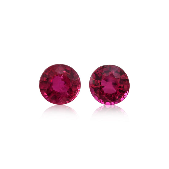 2.25 Carat Red MOZAMBICAN Round Ruby