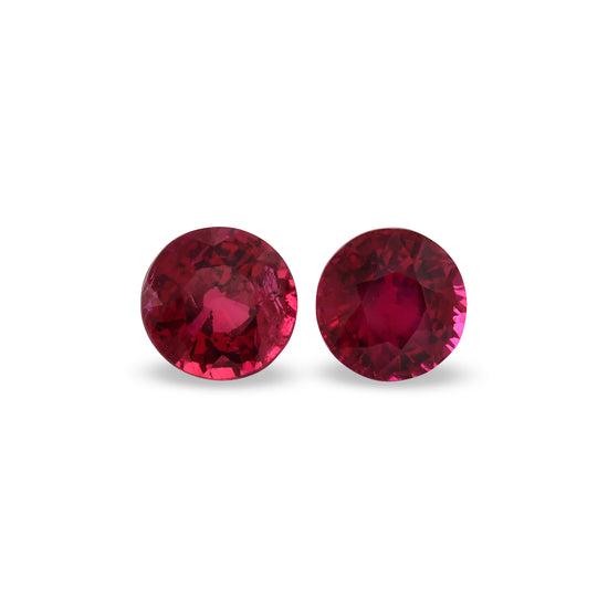 2.36 Carat Red MOZAMBICAN Round Ruby