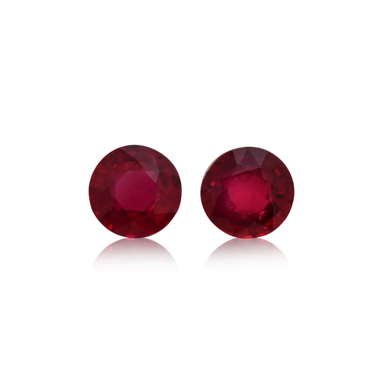 2.39 Carat Red MOZAMBICAN Round Ruby