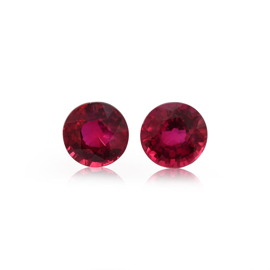 2.30 Carat Red MOZAMBICAN Round Ruby