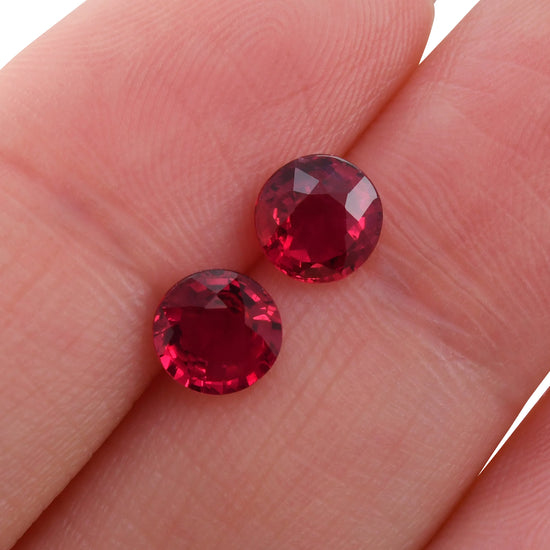 Rubino Rotondo MOZAMBICO Rosso da 2,18 carati