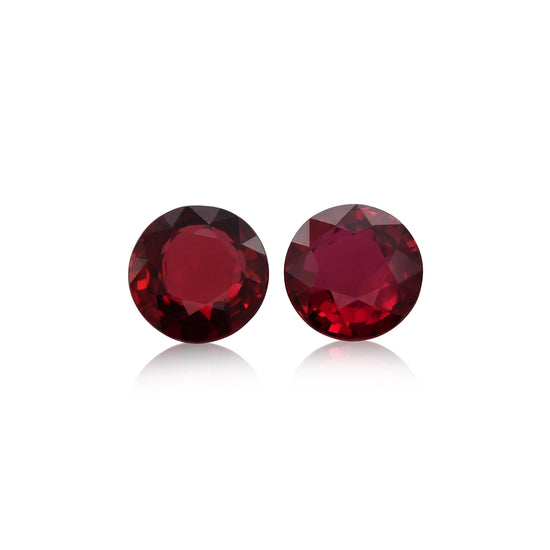 2.12 Carat Red MOZAMBICAN Round Ruby