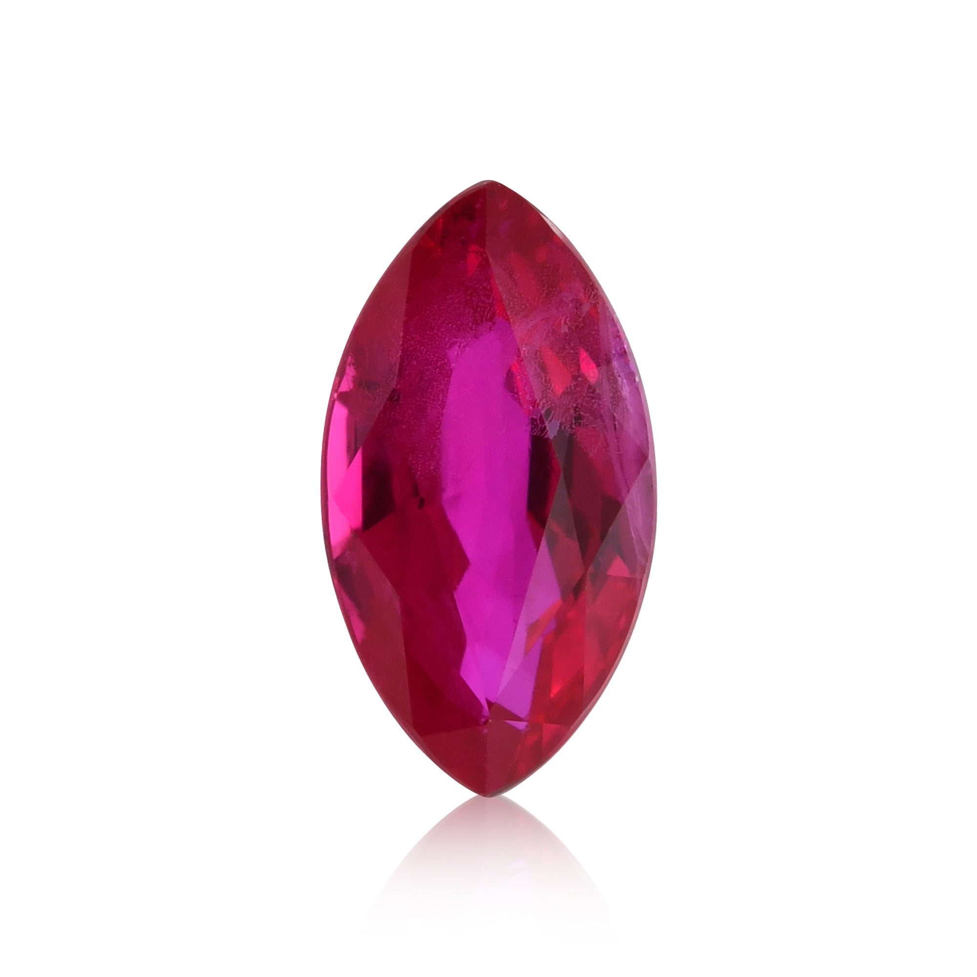 1.24 Carat Red MOZAMBIQUE Marquise Ruby | LEIBISH