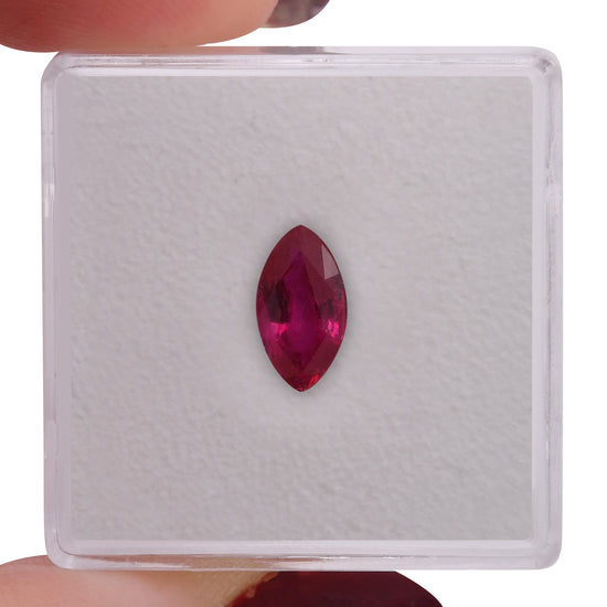 1.24 Carat Red MOZAMBIQUE Marquise Ruby