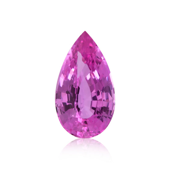 1,53 Karat rosafarbener MADAGASKAR Birnen-Saphir