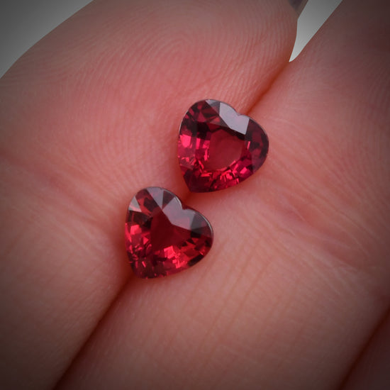 Rubino cuore MOZAMBICANO rosso da 1,67 carati