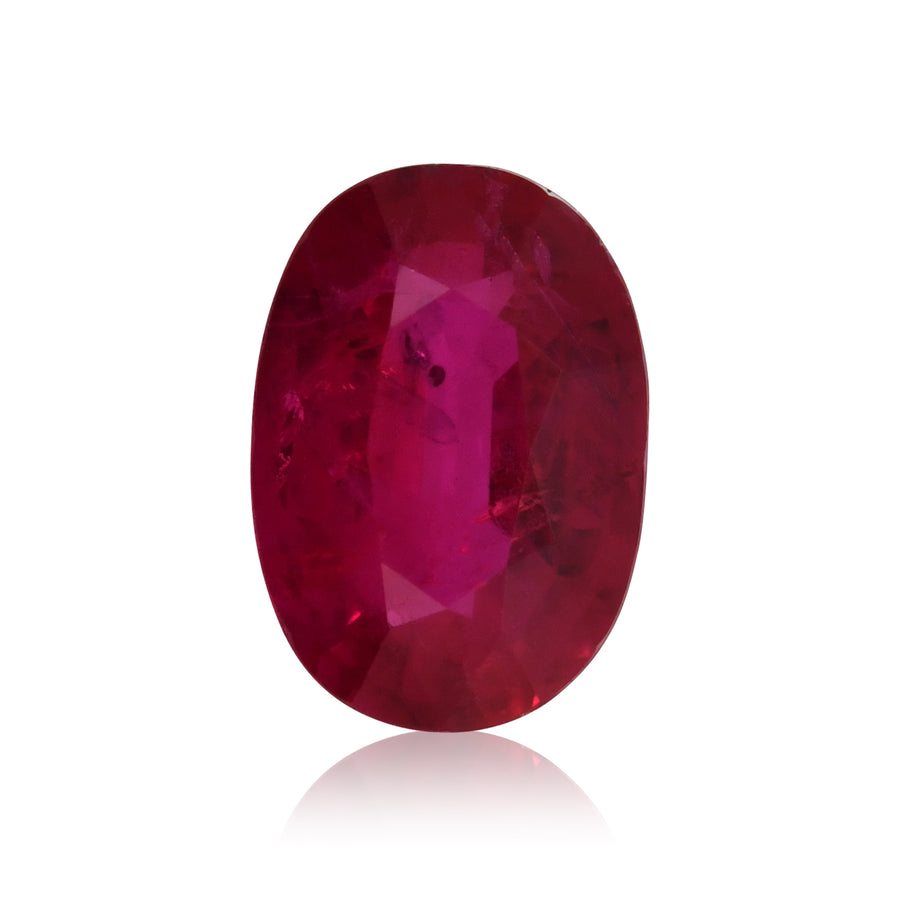 Rubino Ovale MOZAMBICO Rosso da 0.84 carati