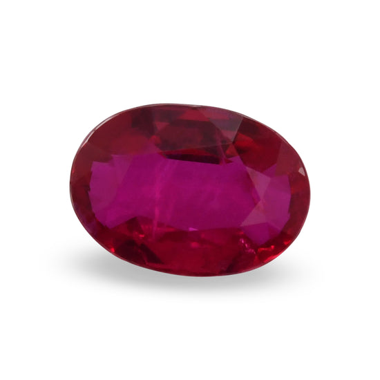 1.01 Carat Red MOZAMBIQUE Oval Ruby