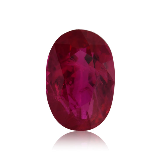 1,00 Karat Roter MOZAMBIQUE Oval-Rubin