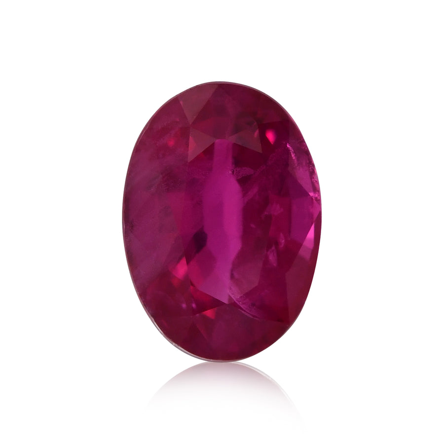 1,05 Karat Roter MOZAMBIQUE Oval-Rubin
