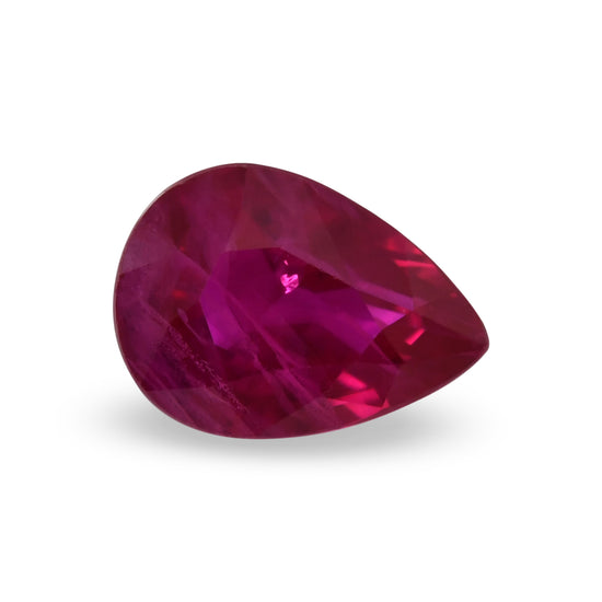 1.02 Carat Red MOZAMBIQUE Pear Ruby