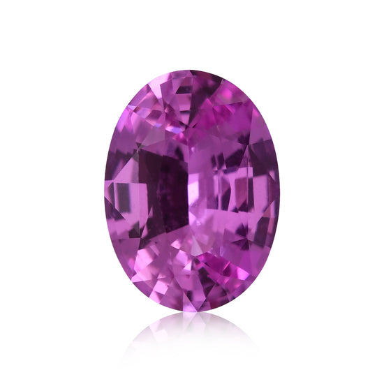 1,08 Karat rosa MADAGASKAR Oval-Saphir