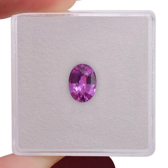 1.08 Carat Pink MADAGASCAR Oval Sapphire