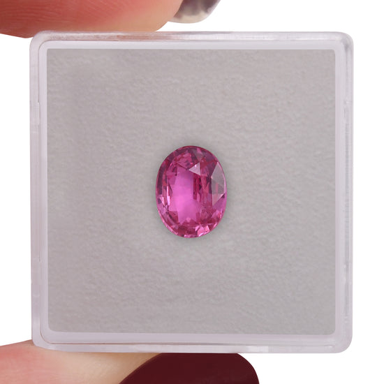 1.67 Carat Pink MADAGASCAR Oval Sapphire