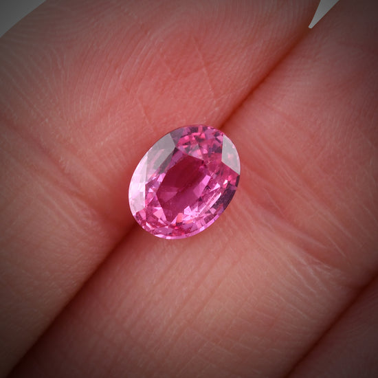 1.67 Carat Pink MADAGASCAR Oval Sapphire