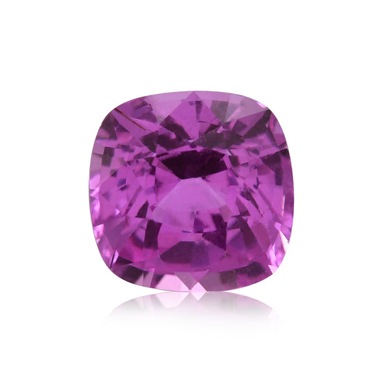 1,08 Karat rosa MADAGASKAR Kissen-Saphir