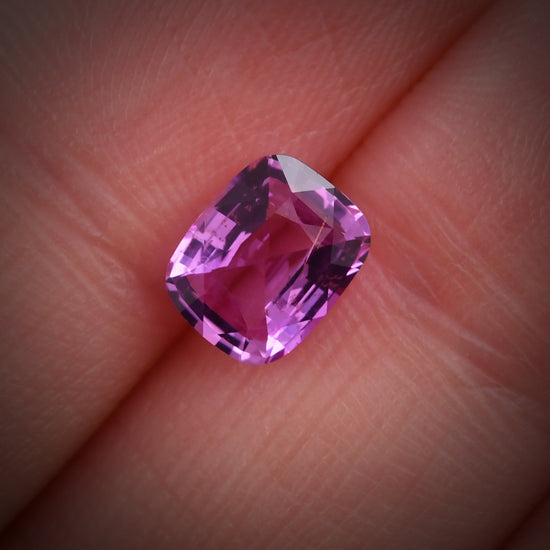 1.43 Carat Pink MADAGASCAR Cushion Sapphire