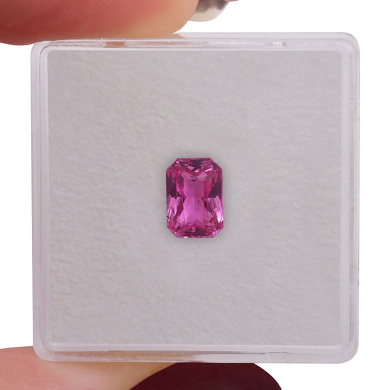 1.26 Carat Pink MADAGASCAR Radiant Sapphire