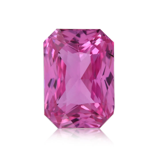 1,26 Karat Pink MADAGASKAR Radiant Saphir