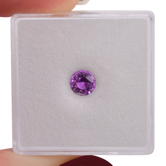 0.76 Carat Pink MADAGASCAR Round Sapphire
