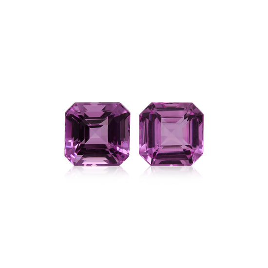 2.41 Carat Pink MADAGASCAR Sq. Emerald Sapphire