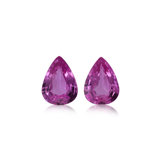 2.22 Carat Pink MADAGASCAR Pear Sapphire