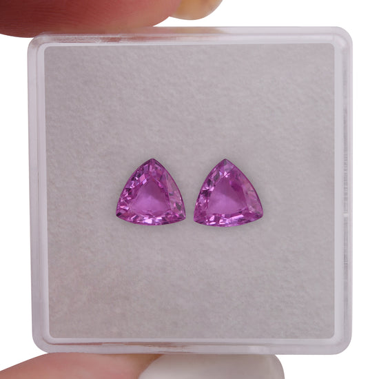 1.70 Carat Pink MADAGASCAR Triangle Sapphire