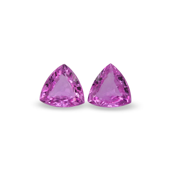 1.70 Carat Pink MADAGASCAR Triangle Sapphire