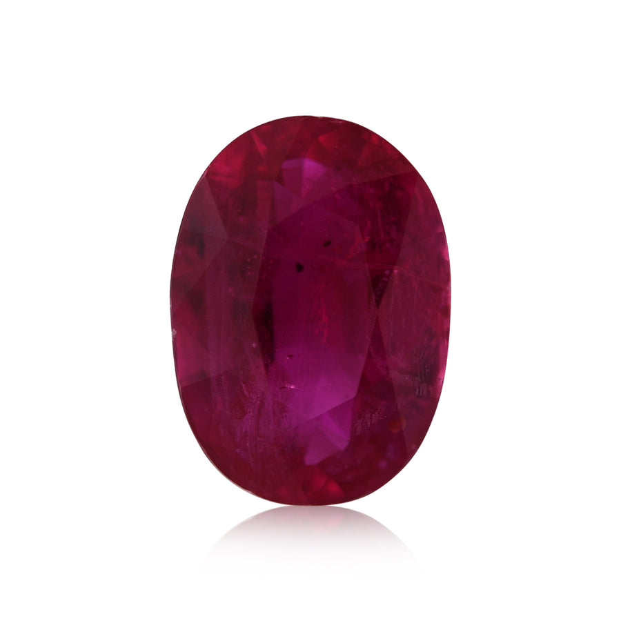 1.02 Carat Red MOZAMBIQUE Oval Ruby