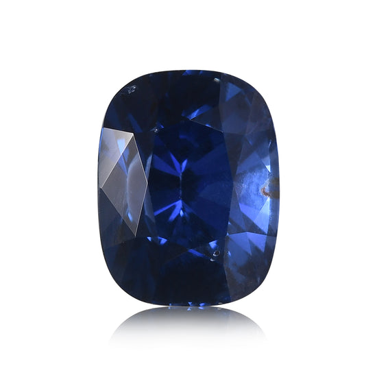 7.02 Carat Blue SRI LANKAN Cushion Sapphire GRS